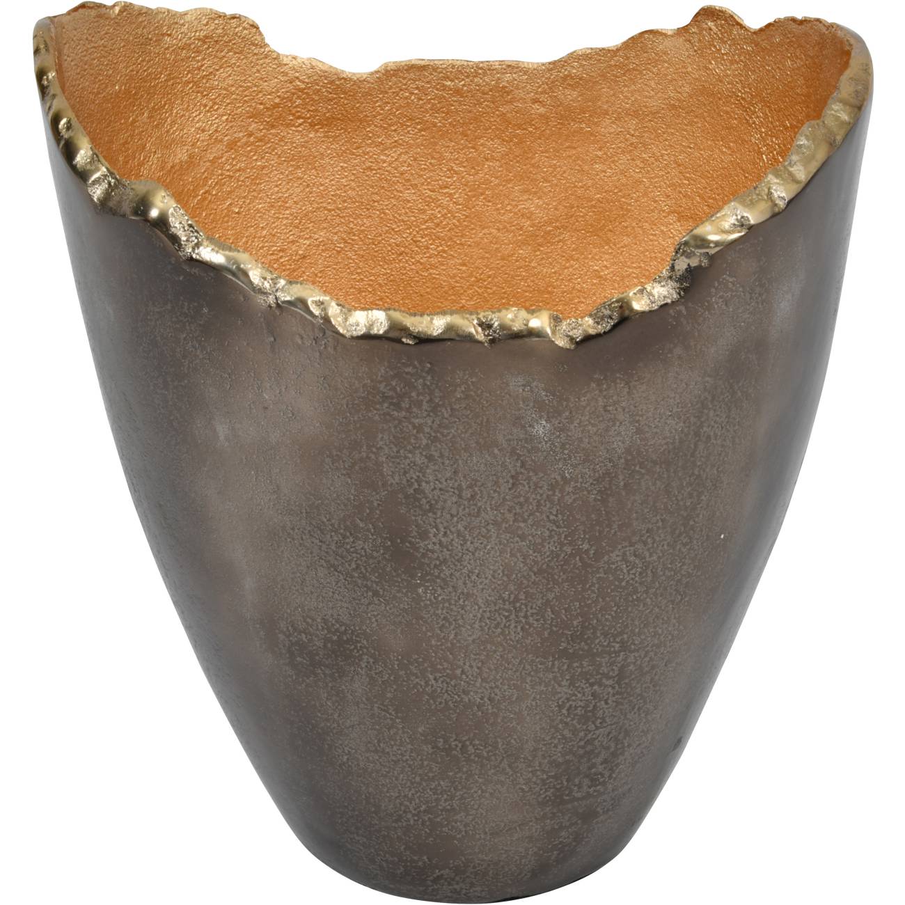 Merapi Lava Gold Vase Large
